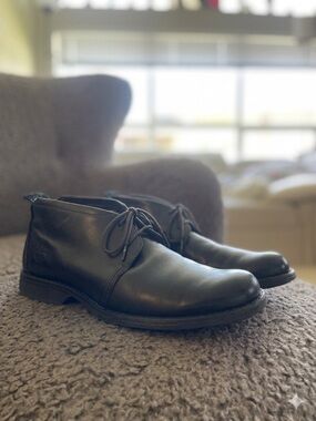 Timberland Men's Black Leather Chukka Boots Size 9